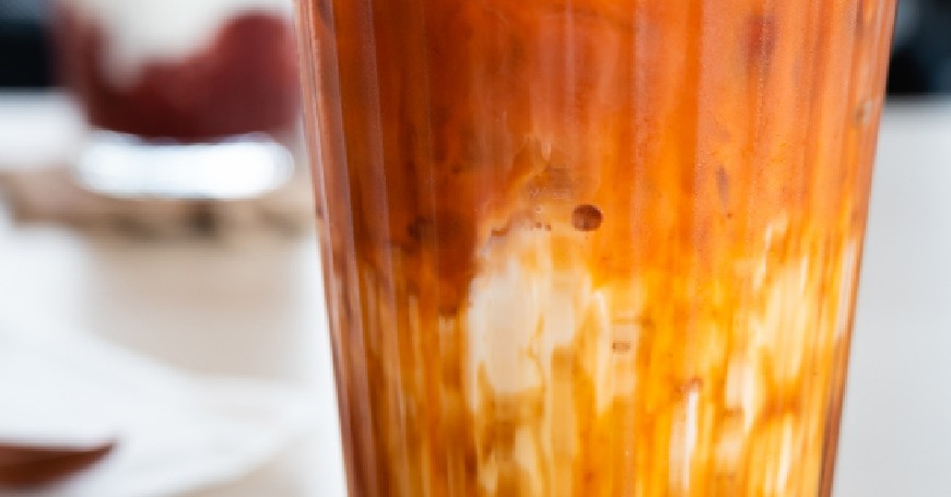 thé glacé thaïlandais